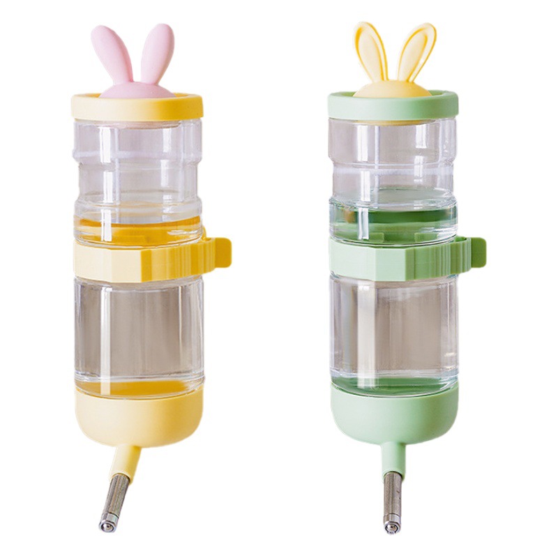 Perro colgando fuente de agua potable gato hervidor no húmedo boca colgando perro alimentador de agua potable jaula colgante suministros para mascotas