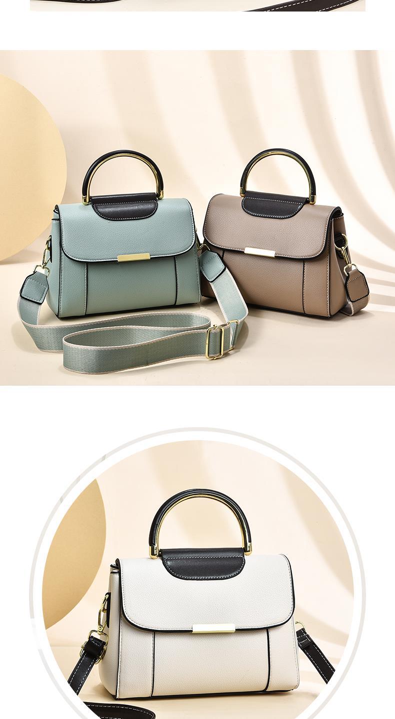 494g Weight Flip Cover Closure Type Top Handle Strap Type Handbag Bags Type Street Occasion Pu Leather Material Solid Color Pattern All Seasons Season Women'S Gender Streetwear Style Square Shape Small Size Women's Small All Seasons Pu Leather Streetwear Handbag