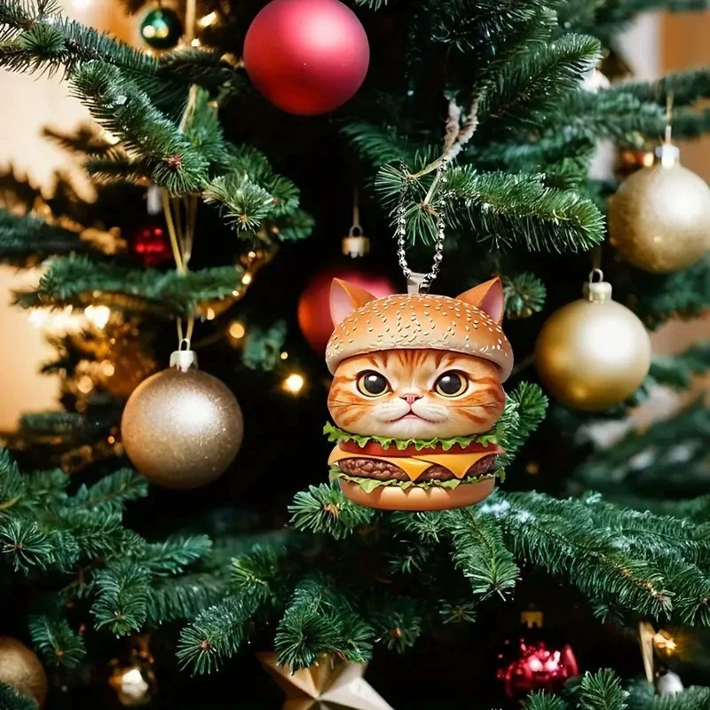 Новый трансграничный гамбургер котенок автомобиль маленький подвеска плоский автомобильный подвеска внутри автомобиля подвеска подвеска