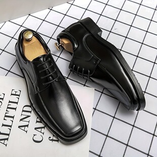 F 62437 Men's Square Toe Oxford Shoes ���^ţ��Ь �羳�W����