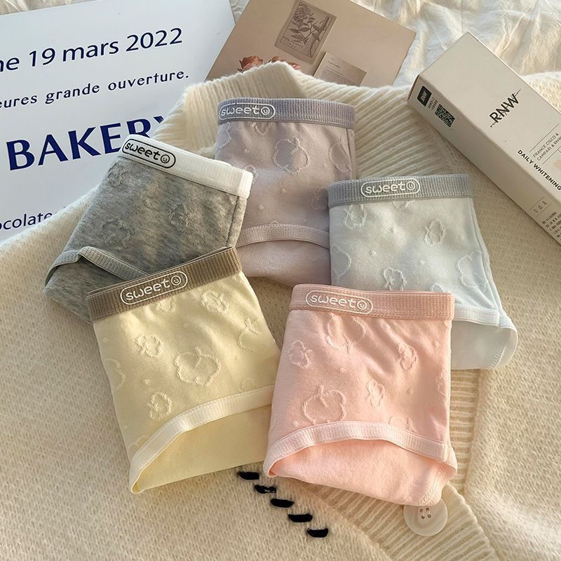 5A antibacterial cotton baby cotton underwear ladies waist soft breathable 2024 new briefs skin-friendly and comfortable