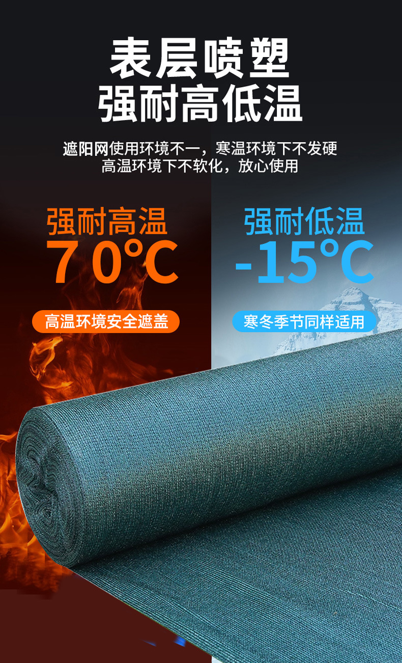 墨绿色农用遮阳网