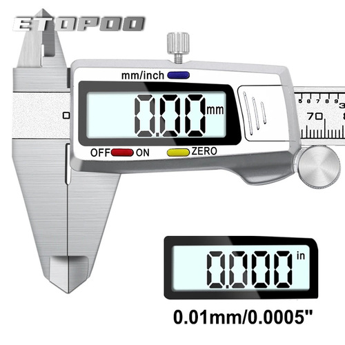 ETOPOO stainless steel caliper 0-150mm electronic digital display vernier caliper 0.01mm with depth measuring rod