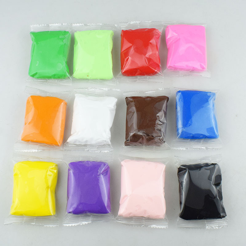 10g Children's Eco-Friendly Ultra-Light Clay DIY Toy Plasticine Space Clay Kindergarten Clay for Class Use