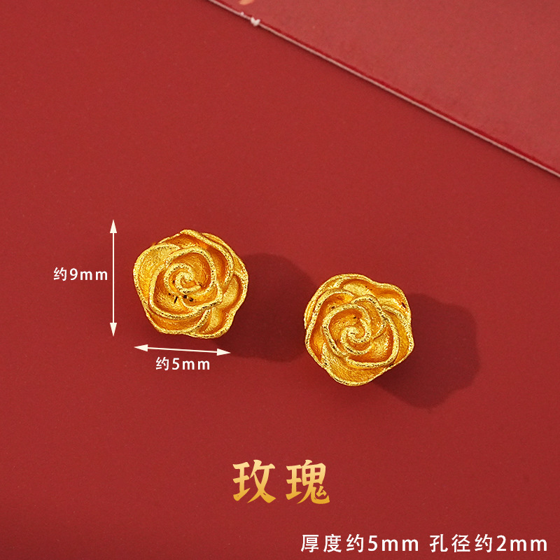 合金滴油吊坠福字拨浪鼓编织手绳手链项链配件汽车挂件diy饰品配|undefined