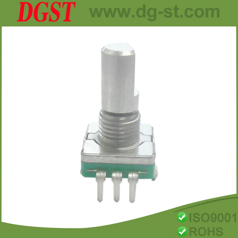 11-позиционный поворотный энкодер тонкого типа с резьбой 4.5 для автомобилей, домашних кинотеатров, мультимедиа, оптом