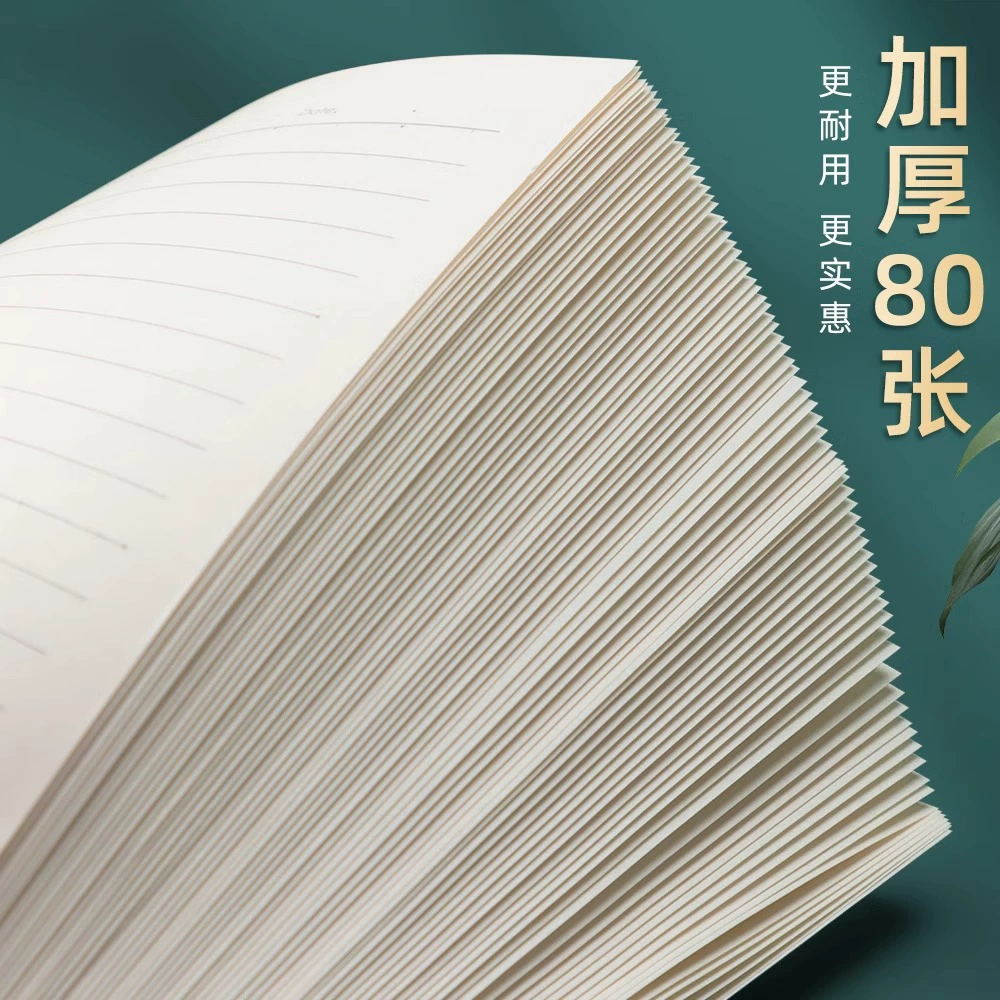 Coil Notebook (Deli) B5/A4/A5 — spiral student notepad, thickened grid & lined pages