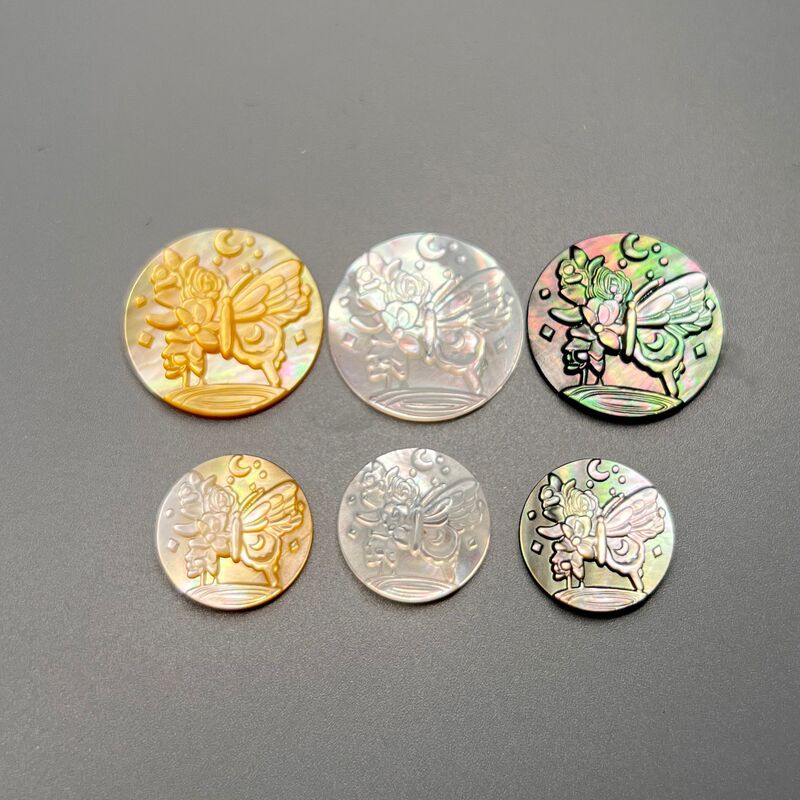 Cross-border butterfly shell star and moon elf butterfly carving piece, natural shell DIY jewelry accessories, ancient style earrings, bracelets, necklaces Cross-border butterfly shell star and moon elf butterfly carving piece, natural shell DIY jewelry accessories, ancient style earrings, bracelets, necklaces