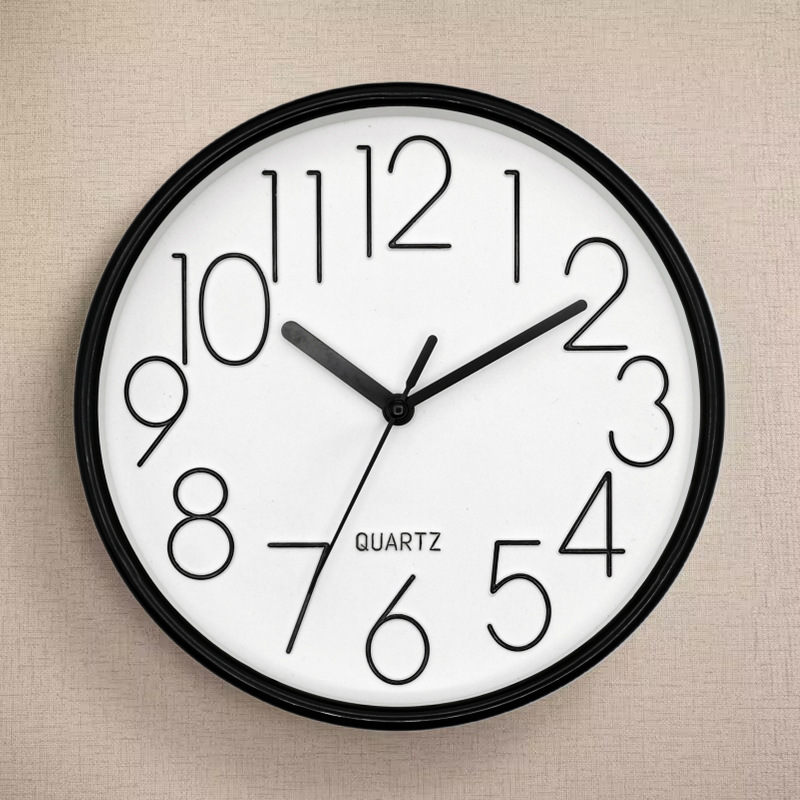 Reloj de pared simple de 8 pulgadas (20 cm) - Diseño creativo y de moda - Para sala de estar e interior - Venta directa de fábrica