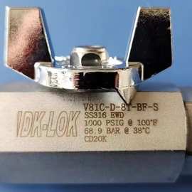 DK-LOK  球阀 V81C-D-8T-BF-S 1/2”  ，V81A-D-4T-BF-S 1/2”