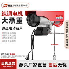 ミニ電動ホイスト220V家庭用装飾小型クレーン鋼線電動ホイスト昇降クレーンリフティングマシン