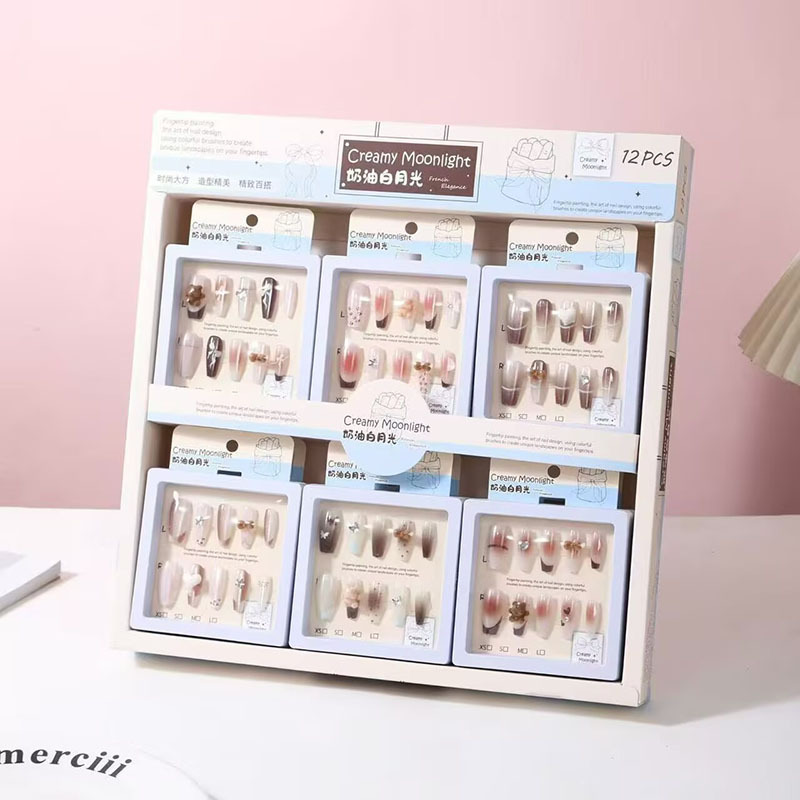 Uña de vestir impresión de ojo de gato manicure pegatinas de gel de goma de vestir estudiantes caricaturas lindas desmontables de vestir pony de uñas