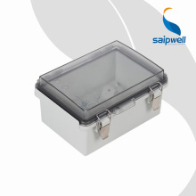 透明盖防水接线箱 PC透明可视物联网设备箱 环控按钮操作防水箱