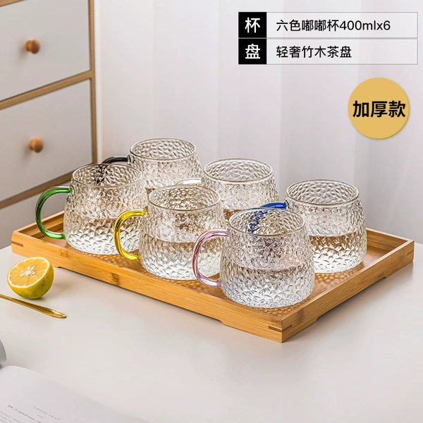 6-color Dudu Cup + Bamboo Tea Tray⚑⚑