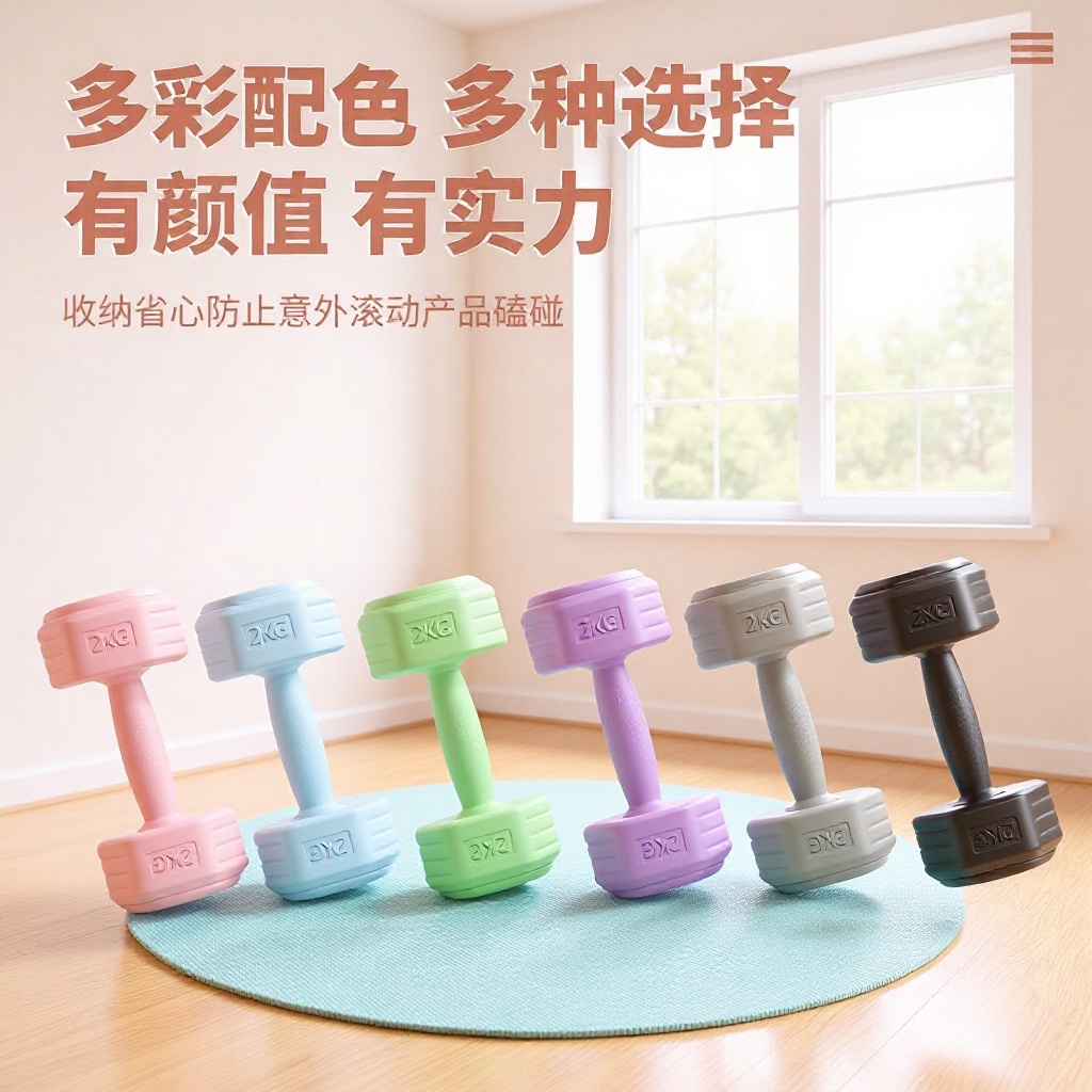 Dumbbell Plates, Women's Fitness Barbell, Yoga Equipment, Kettlebells, Children's Rubber-Coated Equipment, Men's Arm Muscle Building