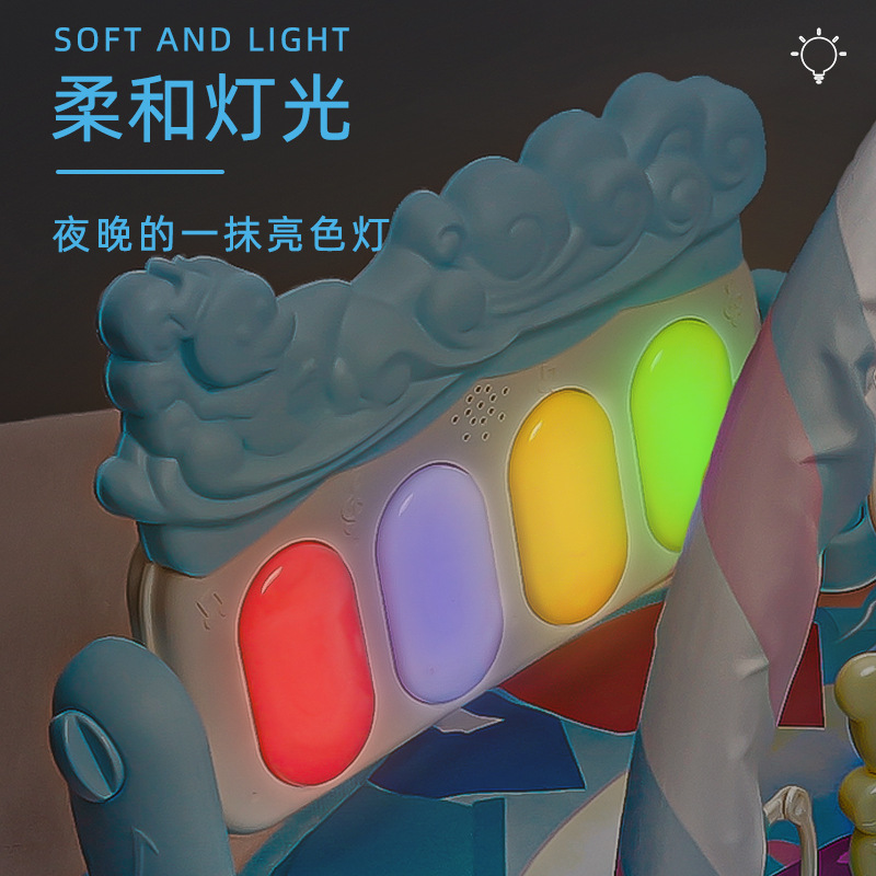 Infant foot piano fitness frame music 0-36 months baby crawling mat educational early learning toy cross-border Southeast Asia