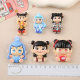 Large Cartoon Nezha Ao-acrylic Resin Jewelry Accessories DIY Cream Glue Refrigerator Sticker Keychain Phone Shell Patch