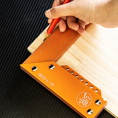 Tangshi Bakelite L-Shaped Ruler Thick Ruler Bakelite Anti-Magnetic Measuring Tool Multi-Function Scribing Tool Woodworking Ruler