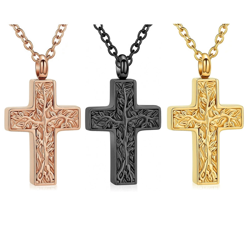 Популярный трансграничный памятный кулон-урна из нержавеющей стали с шерстью любимого питомца, ювелирное изделие для кремации