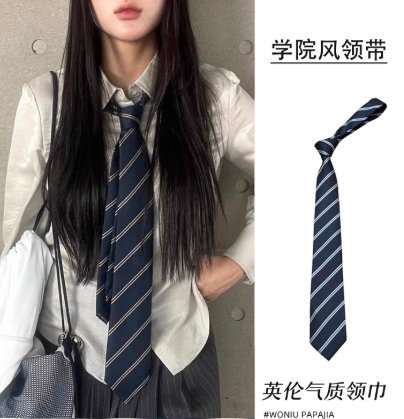 Navy blue diagonal stripes