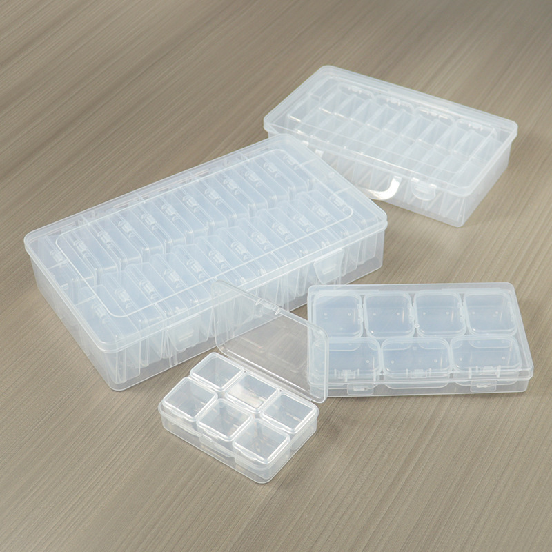 箱中箱セット箱マルチ収納小物防塵整理展示箱プラスチック透明PP多規格ピアスケース|undefined