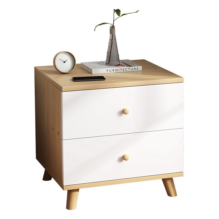 Тумбочка для спальни Простой маленький шкаф Маленькая тумбочка Простой прикроватный шкаф для хранения Гостиничная тумбочка Современный японский стиль