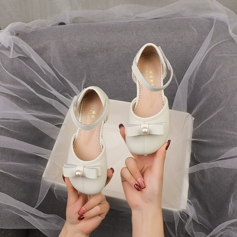 Кожаные женские сандалии Баотоу 2025 новый летний стиль