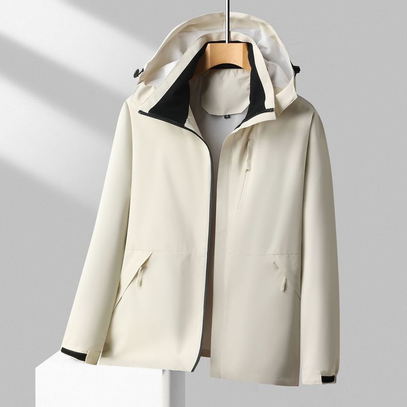 春と秋の防水コートの男女のカジュアルな防水服の作業服の登山スキー団体服の作業服|undefined
