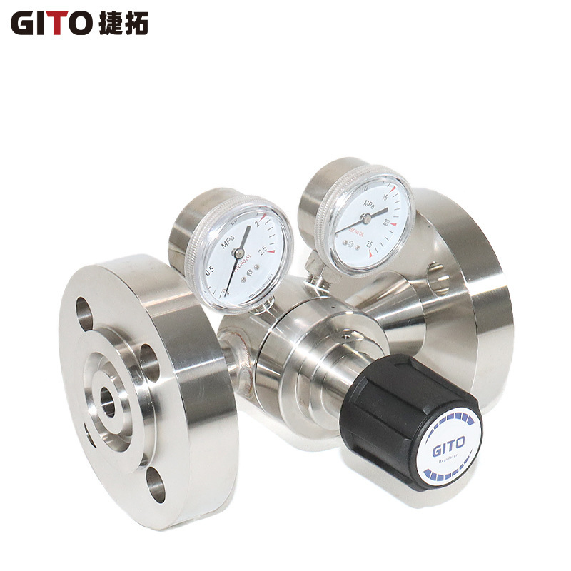 工厂生产法兰减压阀 不锈钢大流量双级减压器 316L高压减压阀