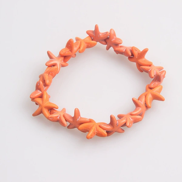Orange bracelet, 13mm, 13 gram