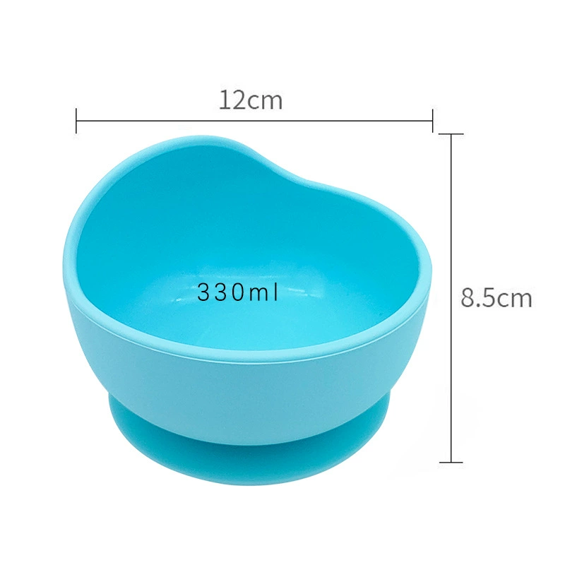 Children's dinner plate, silicone set for food for training, tableware for feeding