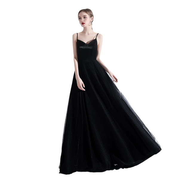 Black, long, lifting effect