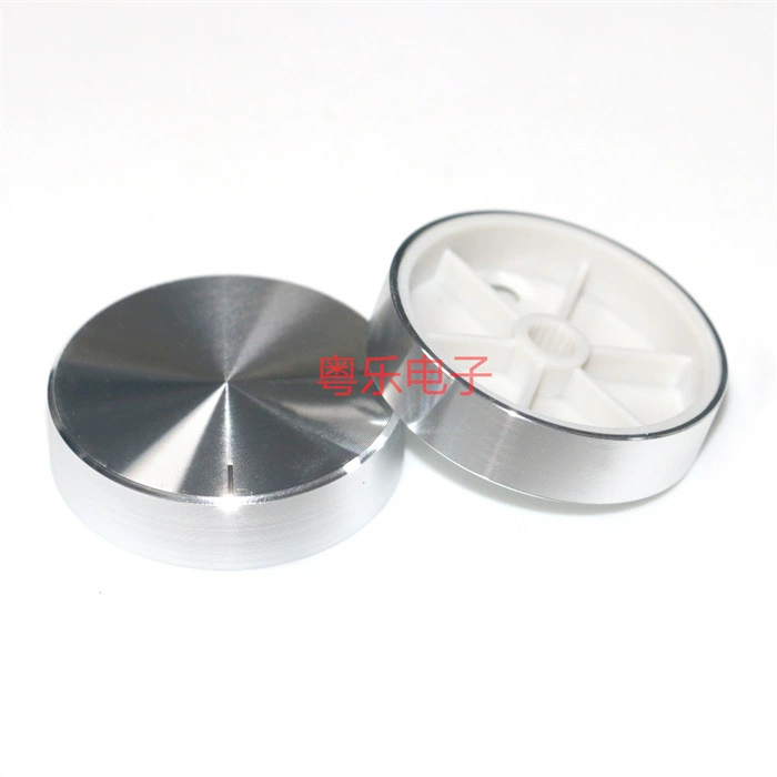 Алюминиевая ручка Диаметр голая 40*19 мм Высота цветочная ось HIFI Регулятор звукового усилителя Пуговица панели