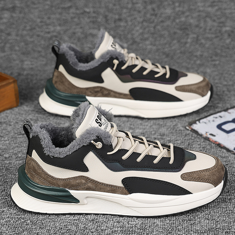 Zapatos de hombre invierno 2023 nuevos deportes casuales zapatos de argán hombres primavera retro malla caliente desodorante zapatos de moda