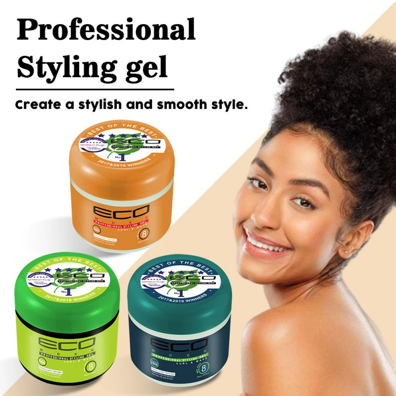 Кросс-бордерный ECO консервированный гель для укладки StylingGel, воск с оливковым маслом для контроля волос