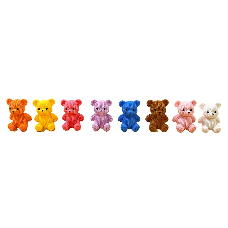 Summer small cartoon three dimensional accessory, DIY, with little bears