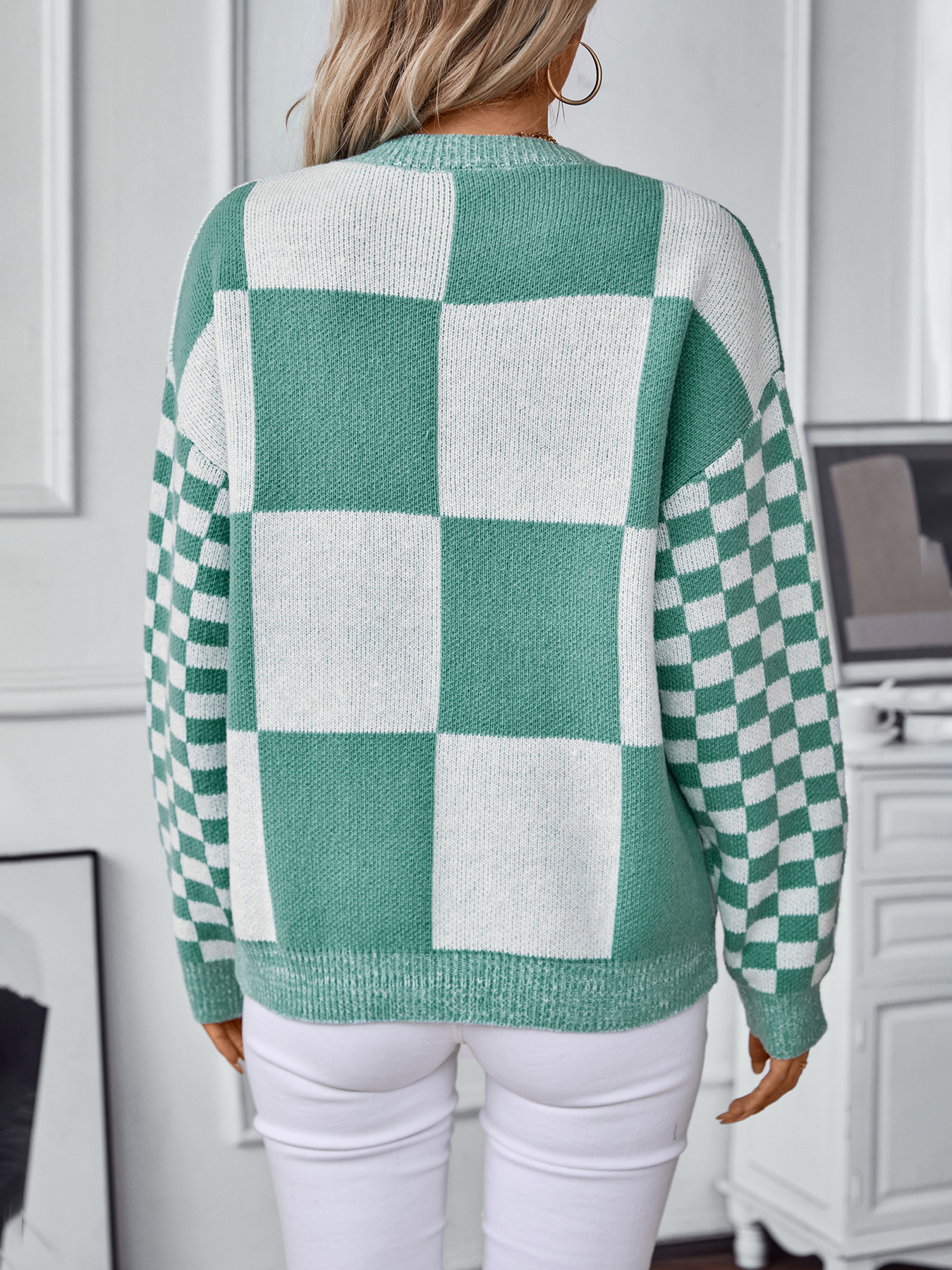 Retro Pixel Letters Pullover 3
