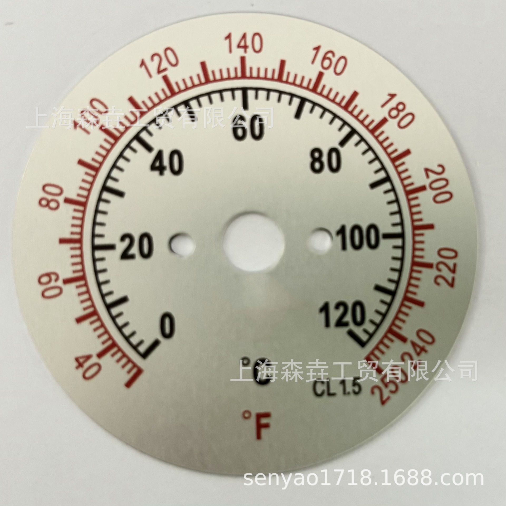 �����ͷ���˫�����¶ȼƳ����/���� ����4��˳�100mmֱ��6.35mm