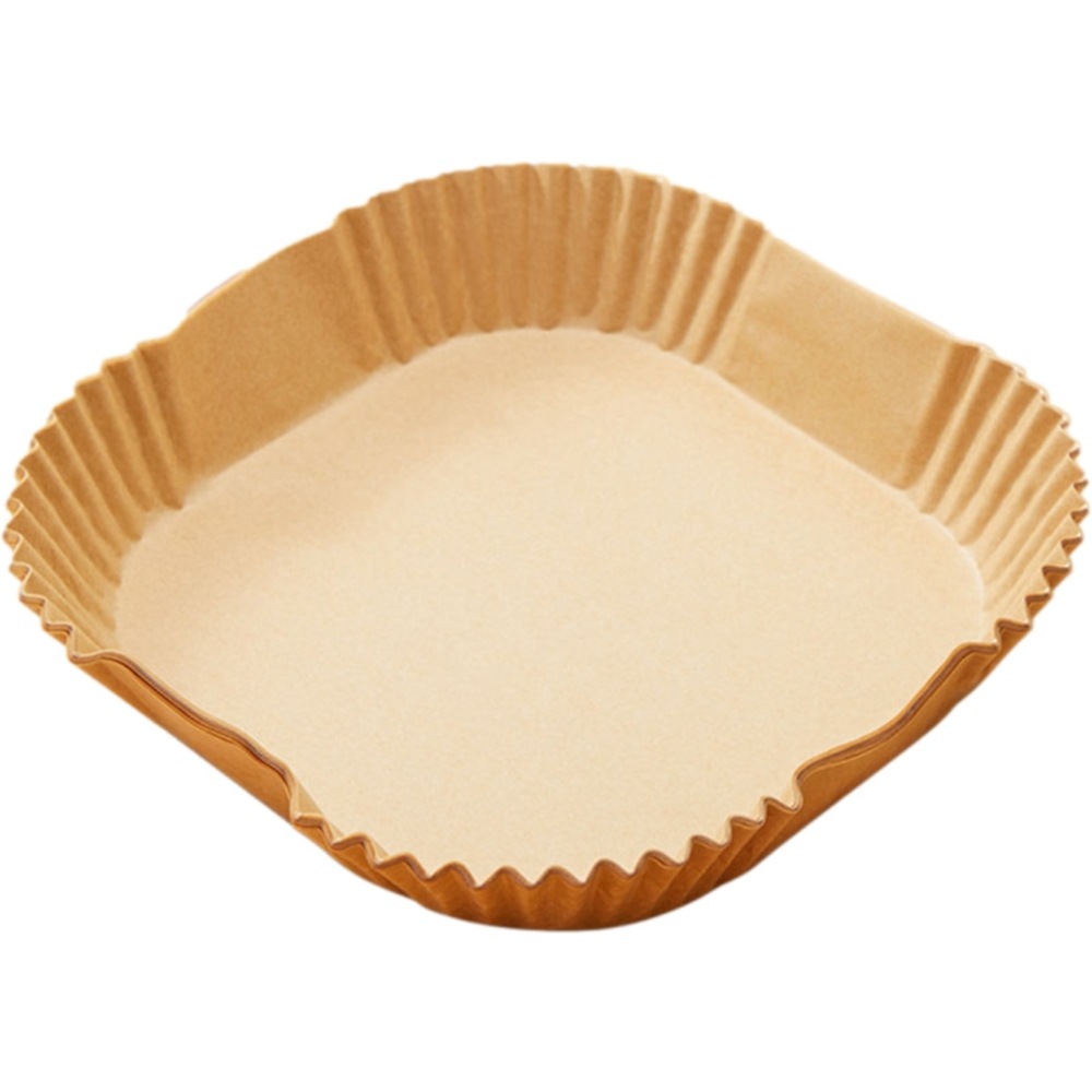 Non-stick easy-to-remove bone plate glutinous rice paper repeat burger grease barrier birthday paper plate air fryer special paper wholesale