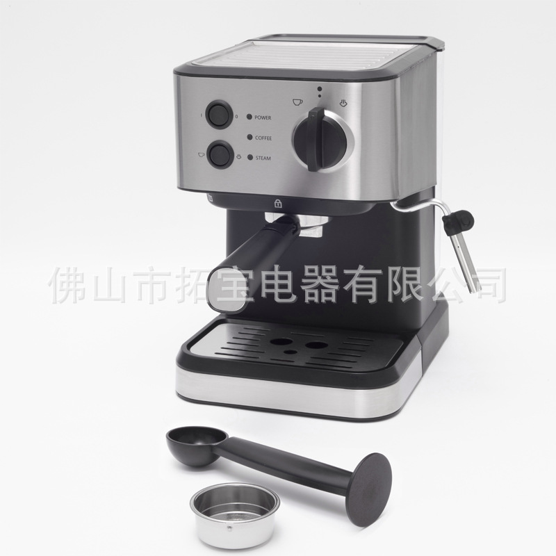 Coffelady máquina de café italiana máquina de café doméstica de espuma de leche de vapor máquina de espresso semiautomática integrada