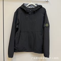 跨境St and石头防水防风户外连帽冲锋衣夹克外套潮牌休闲