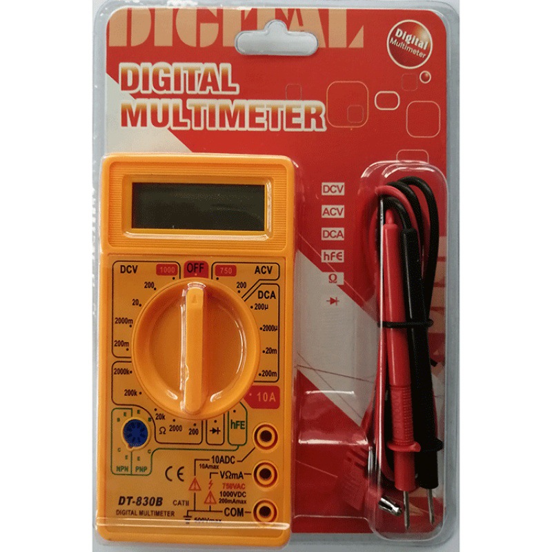 数字万用表多功能热销推荐 DT830B双吸数字万用表现货批发质量优