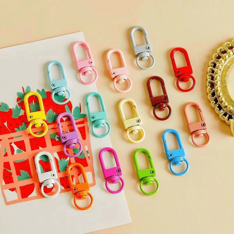 Door Buckle Manufacturers Wholesale Keychain Accessories, Jewelry Materials, Vacuum Plating, Luggage Pendants, Metal Keychains Wholesale