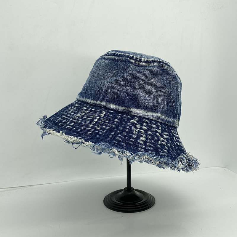 Summer, Spring, Autumn Season Women's Casual Simple Style Solid Color Wide Eaves Bucket Hat