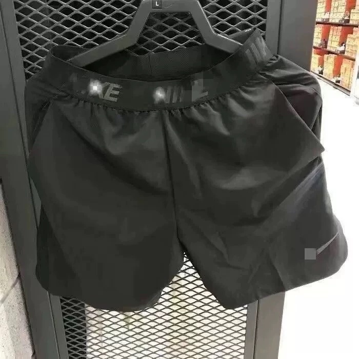Ice Silk Quick-Drying Shorts for Men, Summer Thin Breathable Sports Pants, Loose Basketball Casual Pants, American Trendy Style