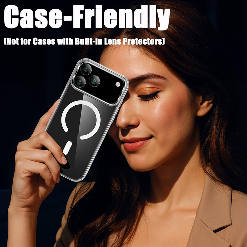 For iPhone 17 Protempered Glass Metal Camera Screen Protector Shockproof Camera Cover Ring For iPhone 17 Protempered Glass Metal Camera Screen Protector Shockproof Camera Cover Ring