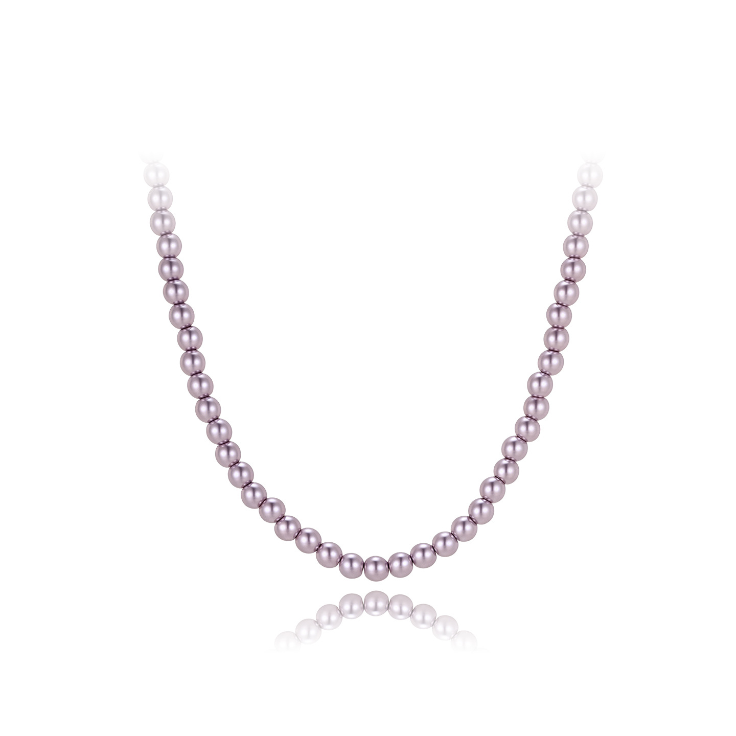 Xuping estilo francés temperamento elegante imitación de collar de perlas moda simple temperamento dulce viento collar de cuentas púrpura al por mayor