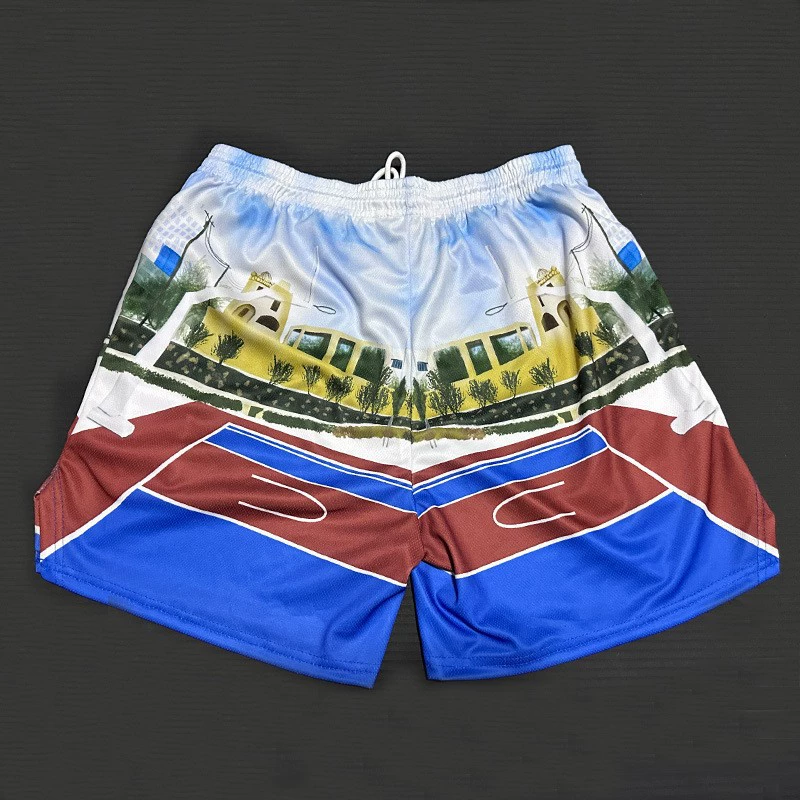 Быстро-сохнущие баскетбол shorts для мужчин и женщин, американский стиль, оверсайз