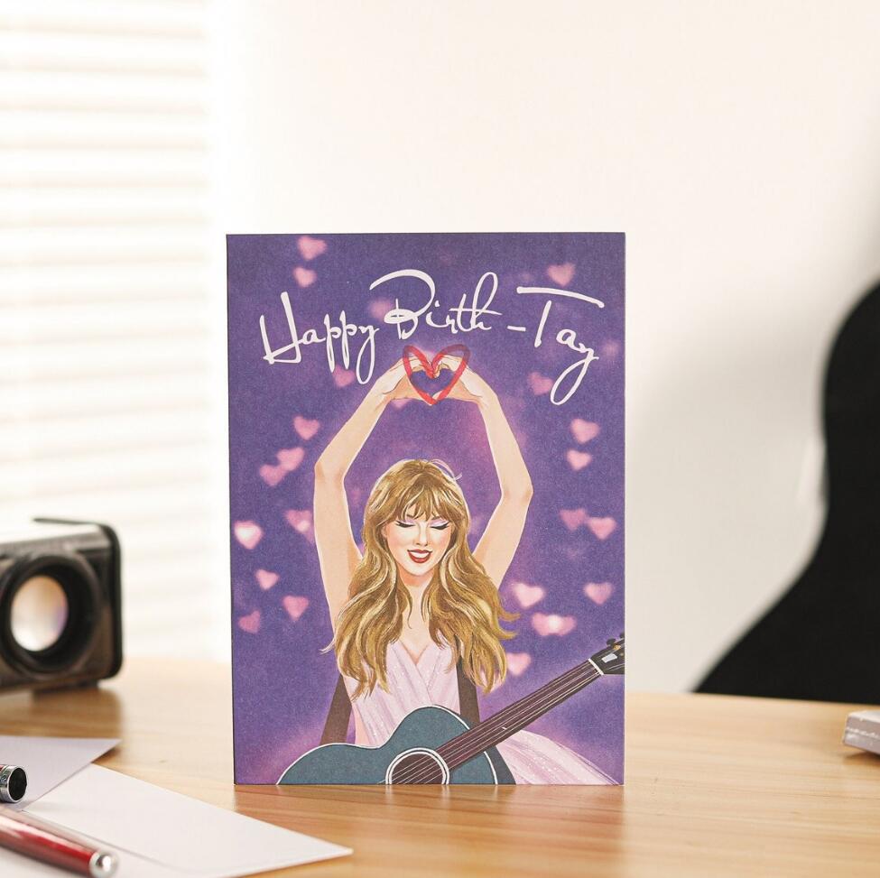 Taylor Swift Birthday Card Back