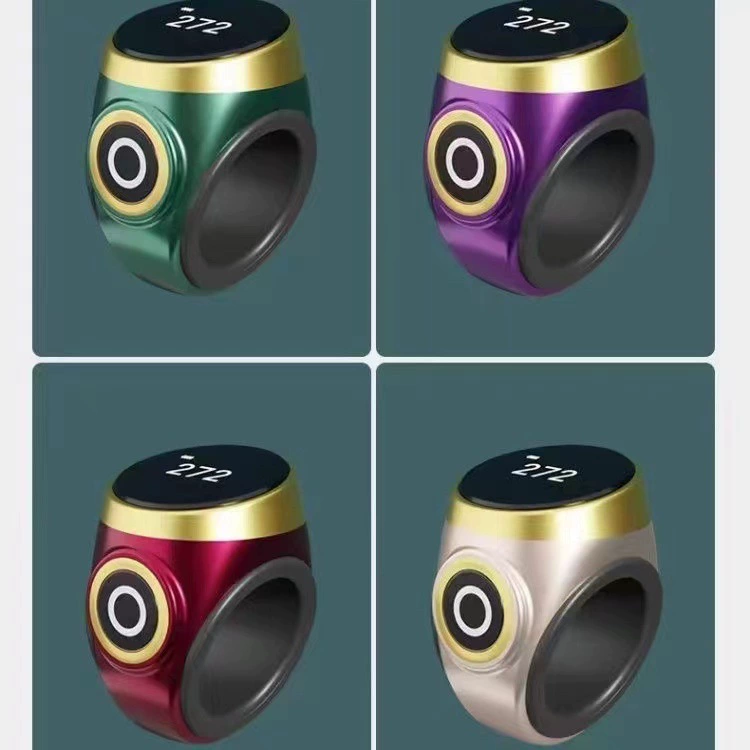 Новый водонепроницаемый счетчик сенсорный светящийся ручная зарядка типа кольца